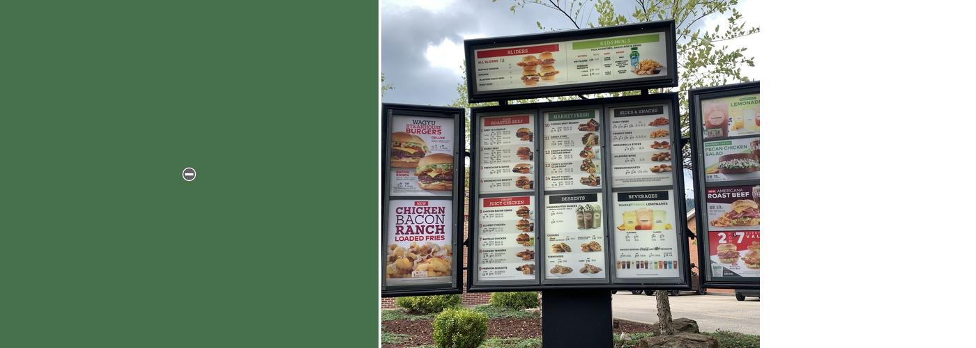 Arby's Menu