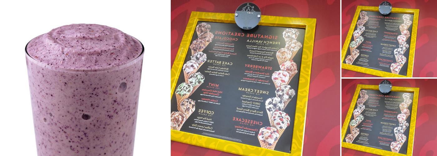 Cold Stone Creamery Menu
