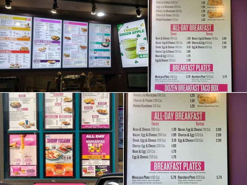 Taco Cabana Menu