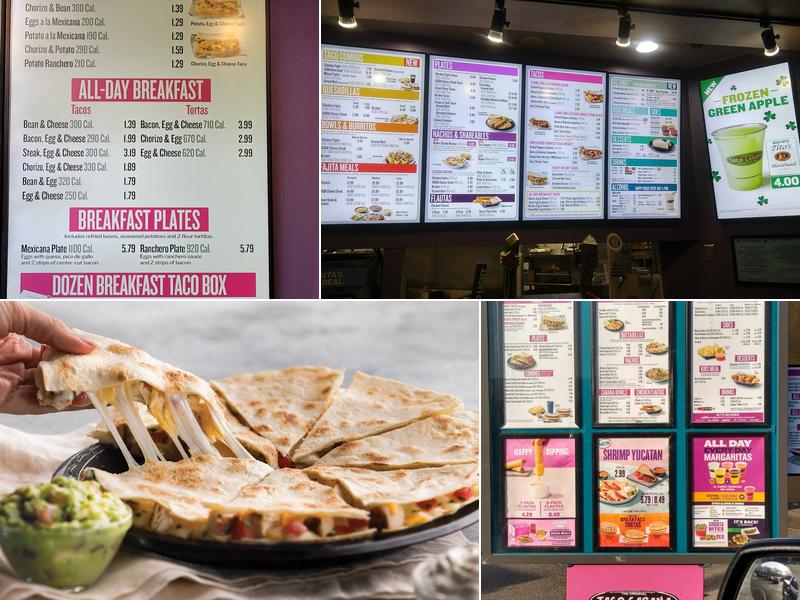 Taco Cabana Menu