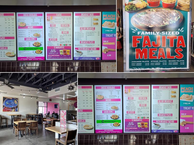 Taco Cabana Menu