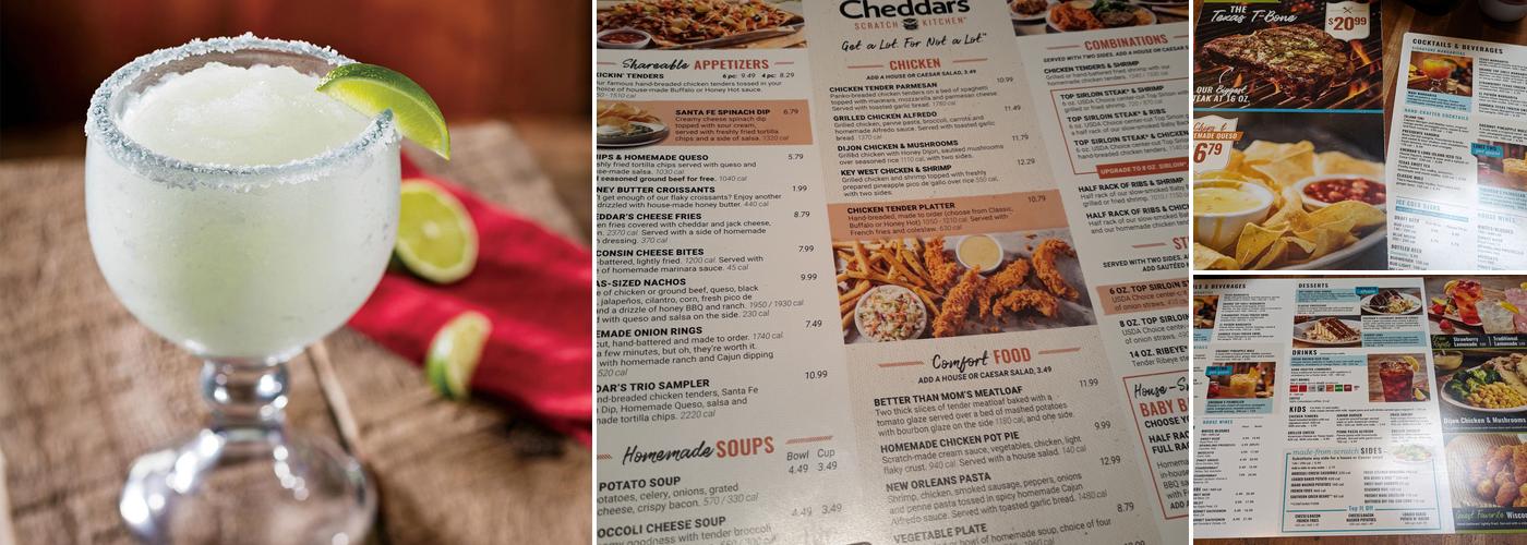 Cheddar's Scratch Kitchen Menu