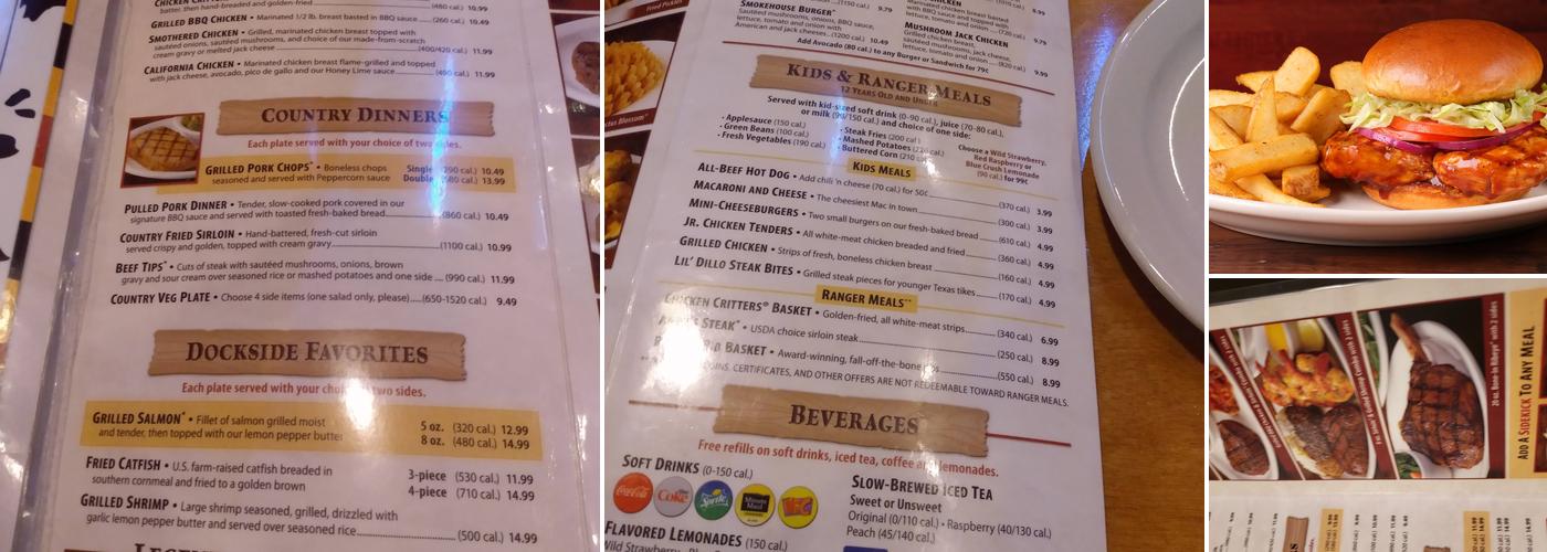 Texas Roadhouse Menu