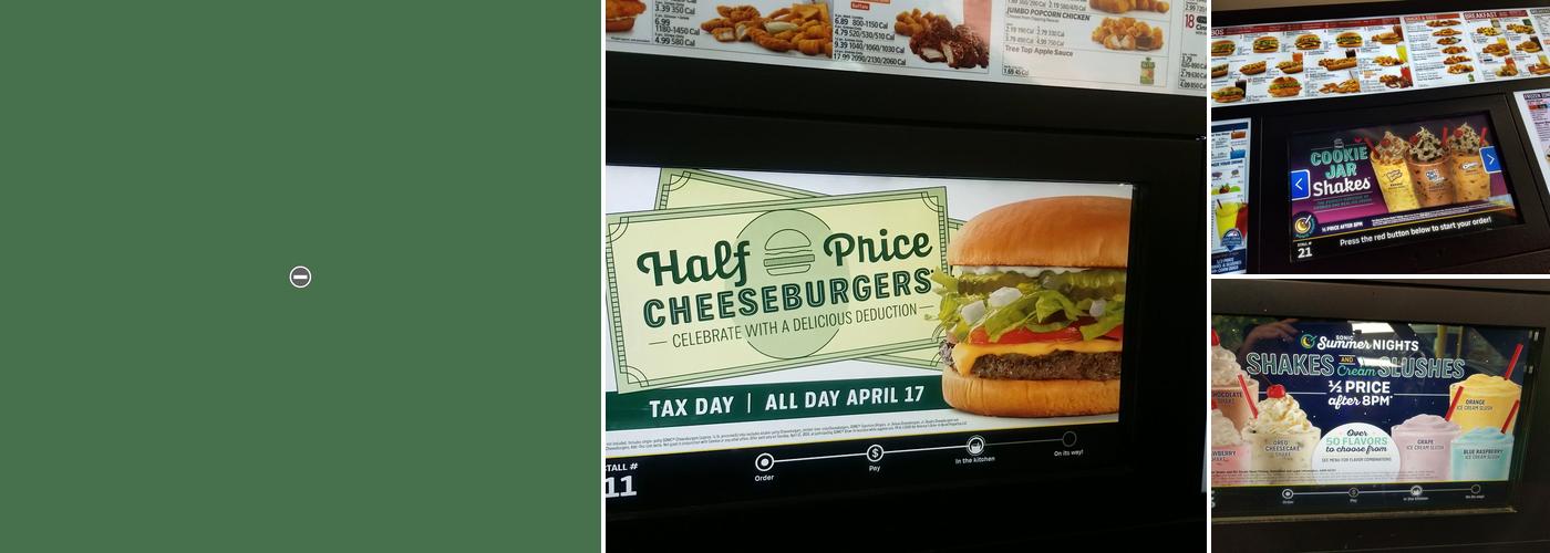 Sonic Drive-In Menu