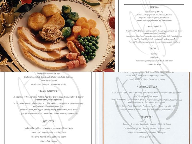 The Wheatsheaf Hotel and Restaurant Menu