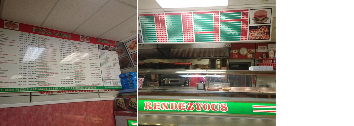 Rendezvouz Fish & Chip Shop Menu