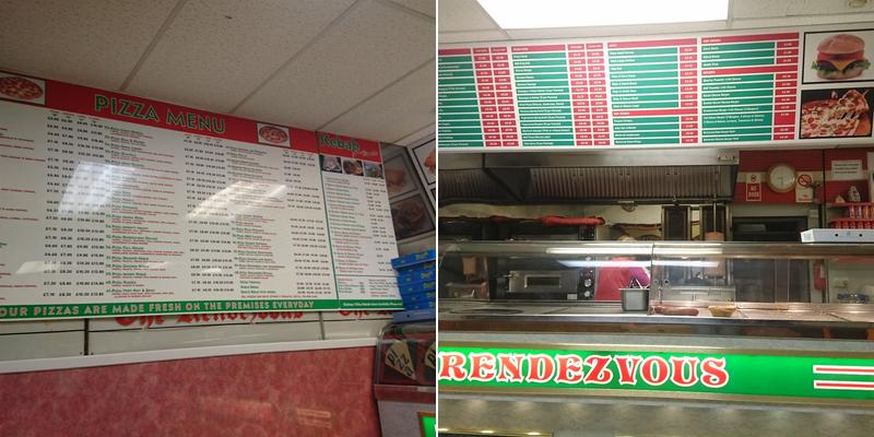 Rendezvouz Fish & Chip Shop Menu