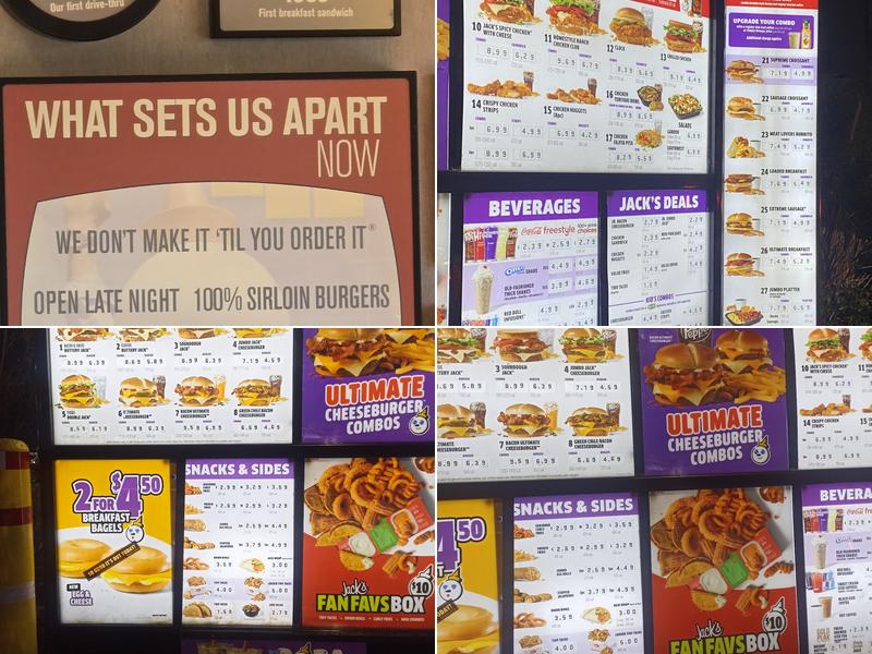 Jack In The Box Menu