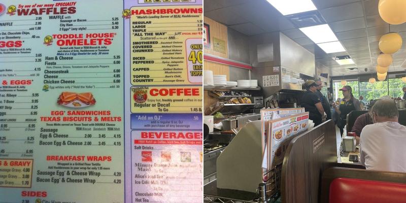 Waffle House Menu