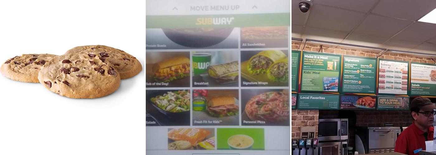 Subway Menu