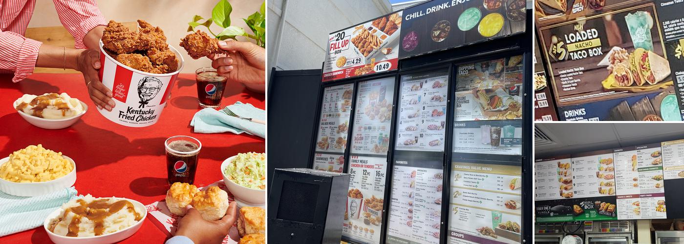 KFC Menu