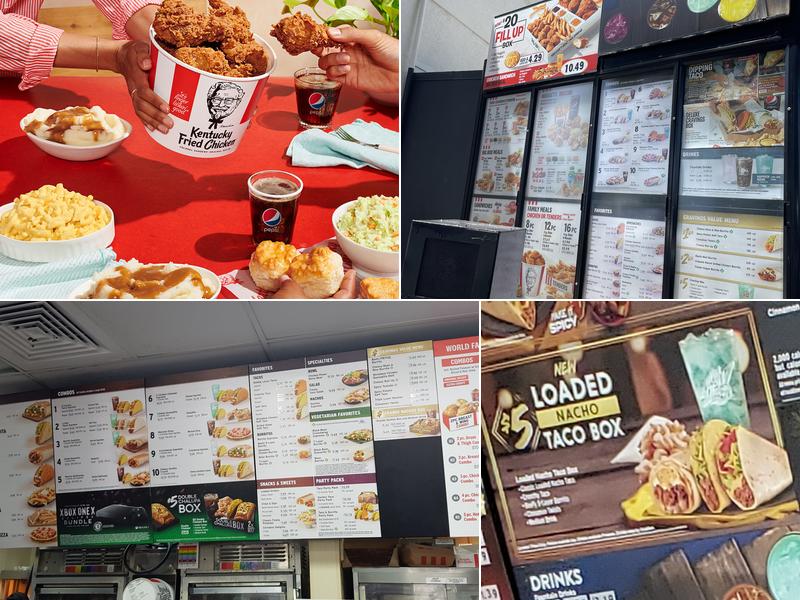 KFC Menu