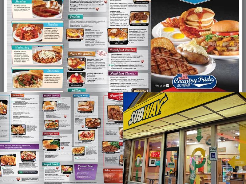 Subway Menu