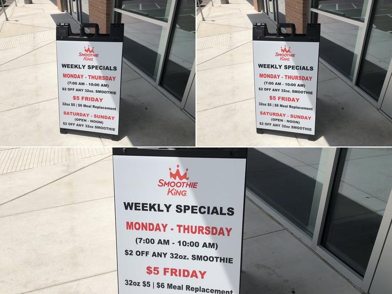 Smoothie King Menu