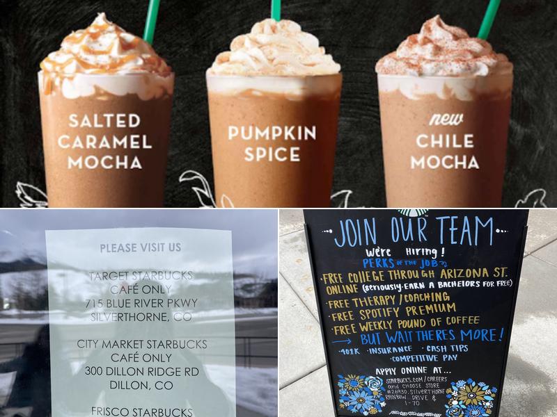 Starbucks Menu