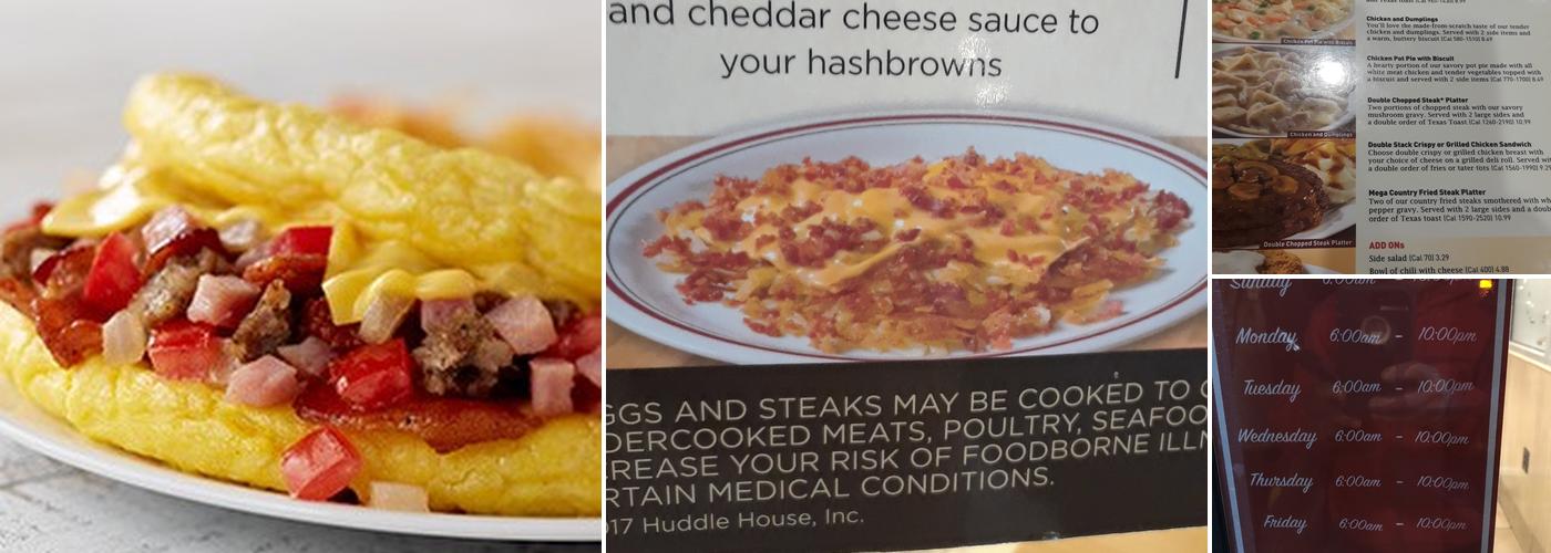 Huddle House Menu