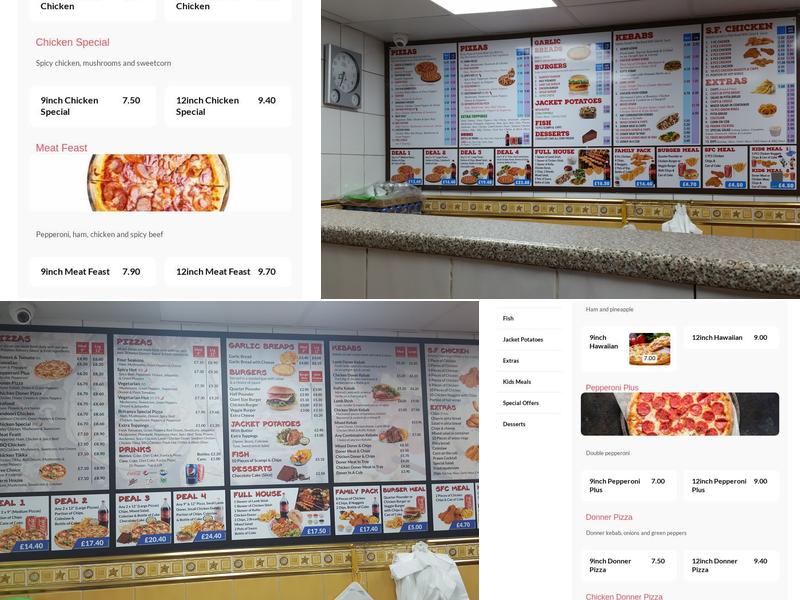 Britanya Pizza Menu