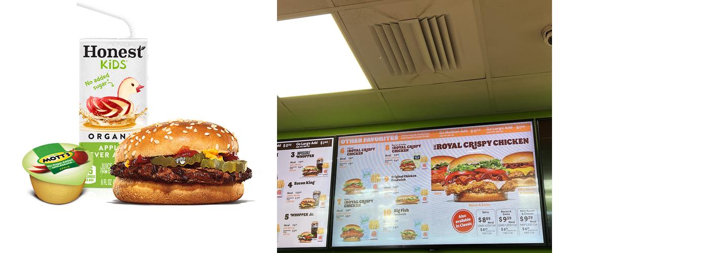 Burger King Menu