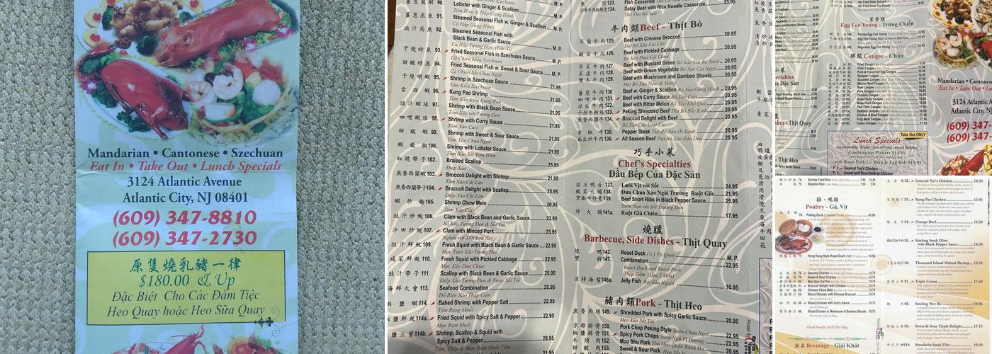 Imperial Inn Menu