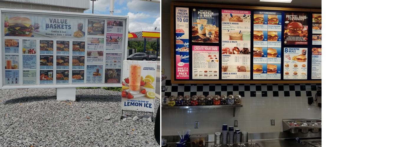 Culver’s Menu