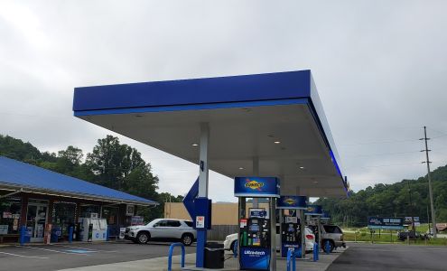 gas station