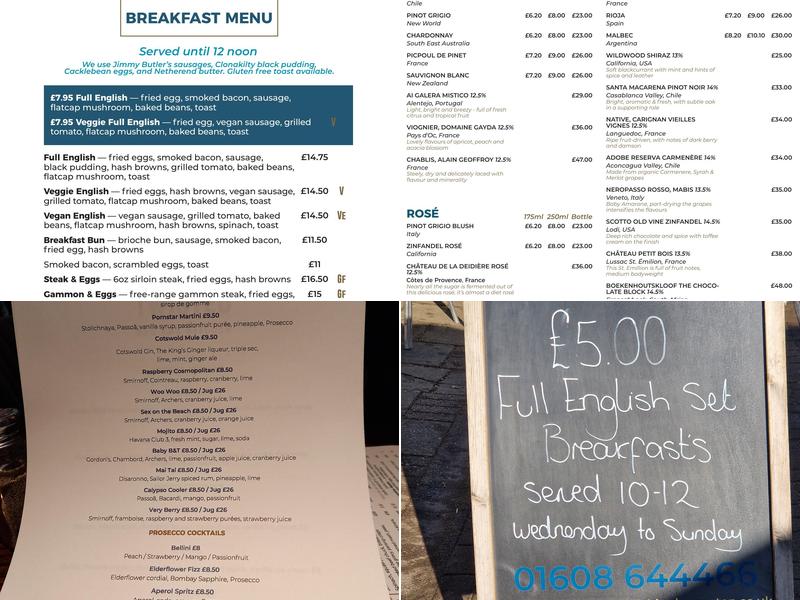 Bitter & Twisted Menu