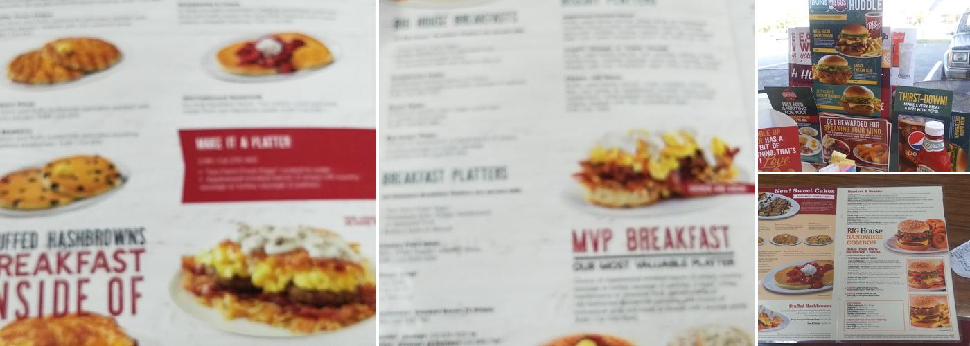 Huddle House Menu