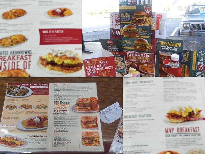 Huddle House Menu