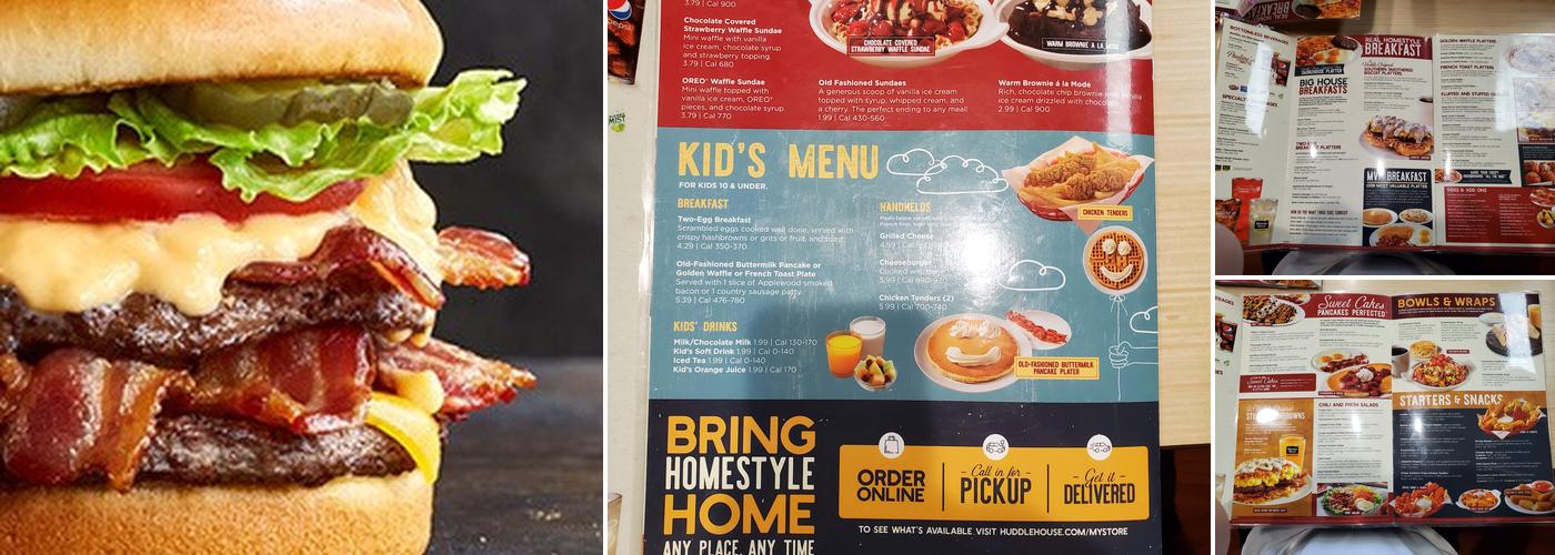 Huddle House Menu