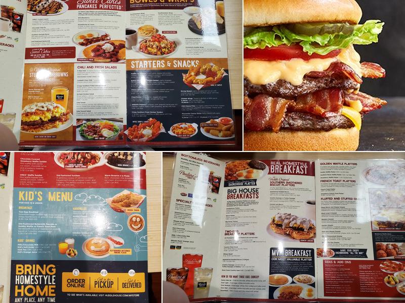 Huddle House Menu