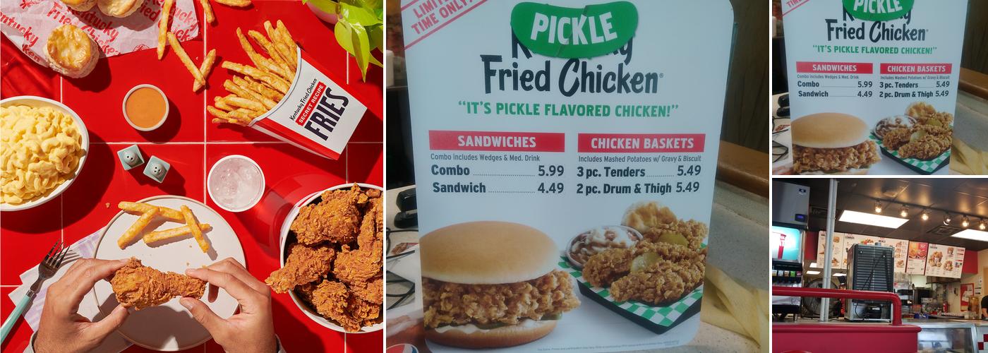 KFC Menu