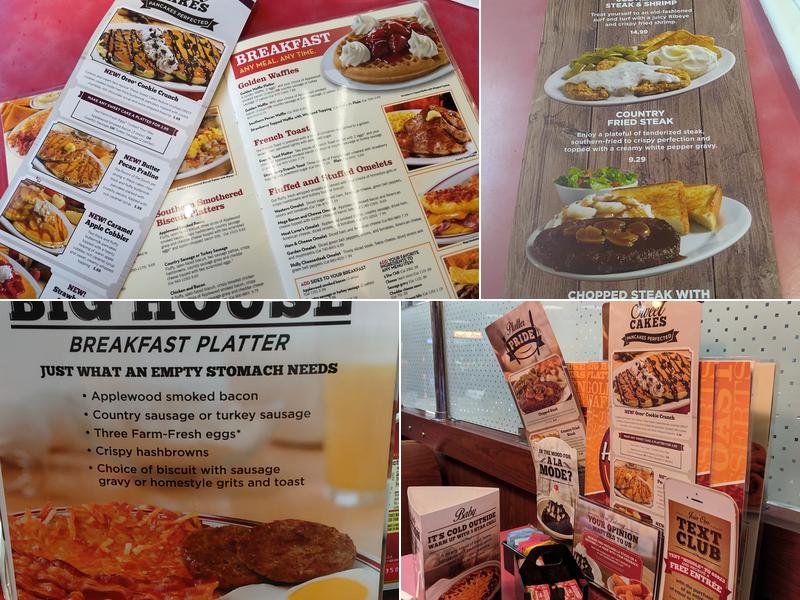 Huddle House Menu