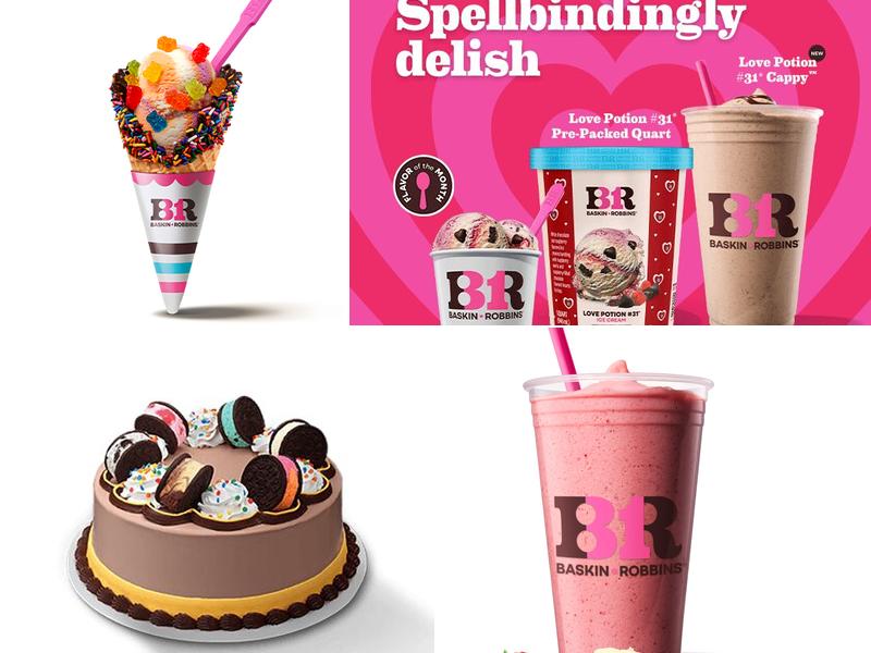 Baskin-Robbins Menu