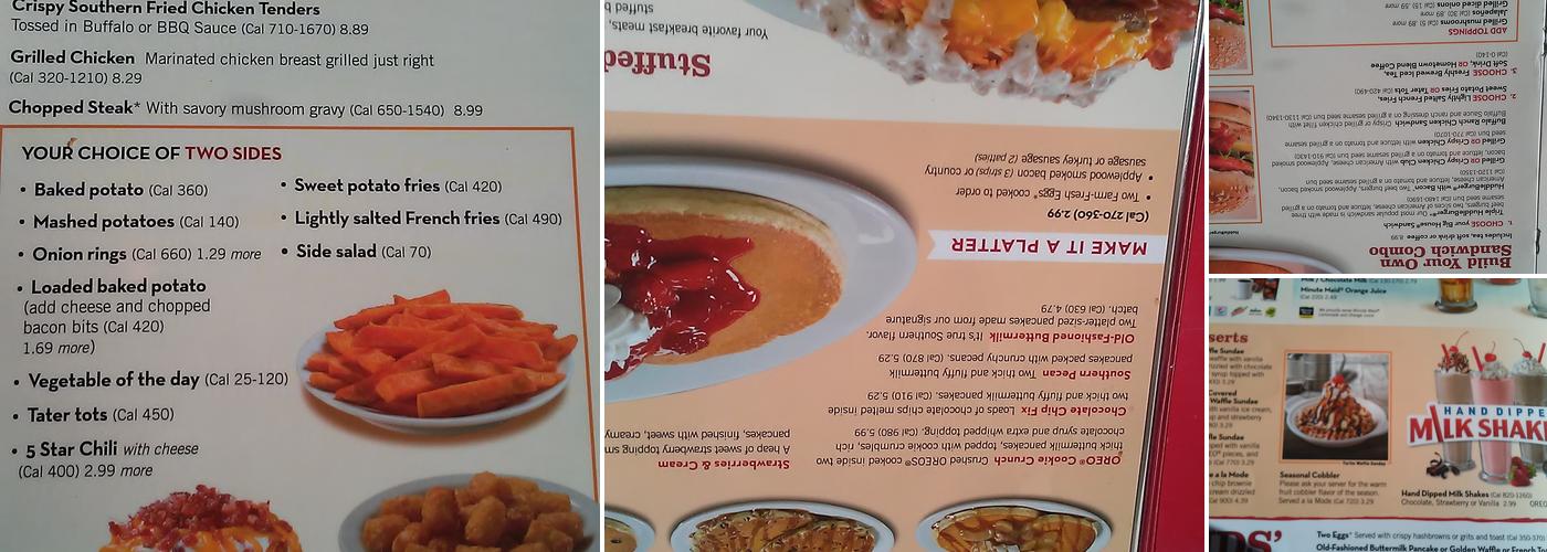 Huddle House Menu
