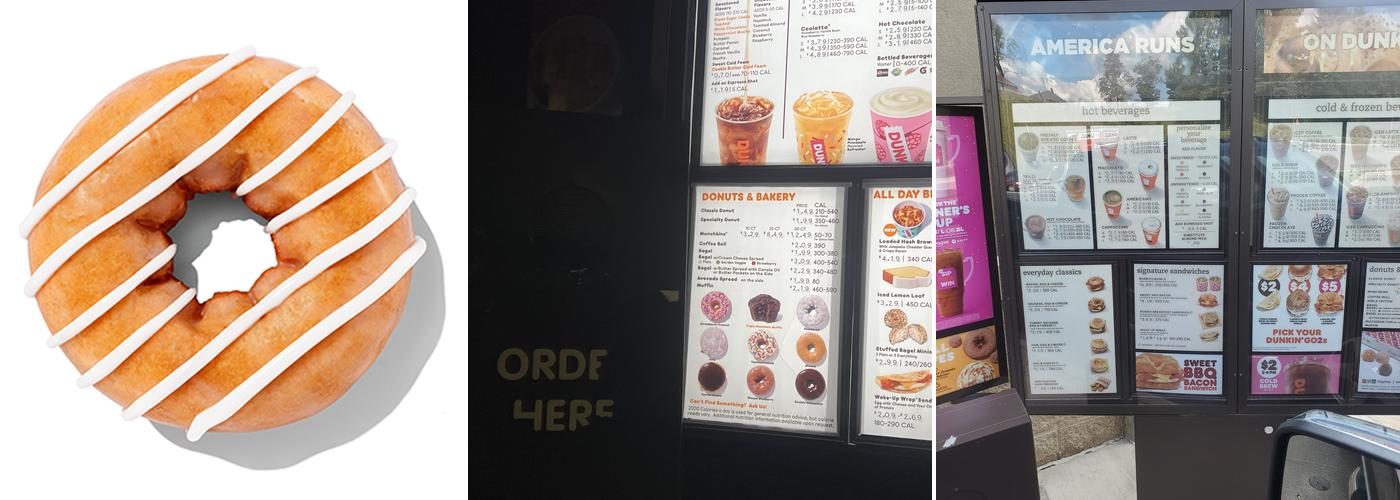 Dunkin' Menu
