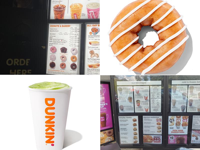 Dunkin' Menu