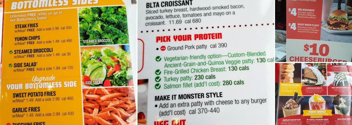 Red Robin Gourmet Burgers and Brews Menu