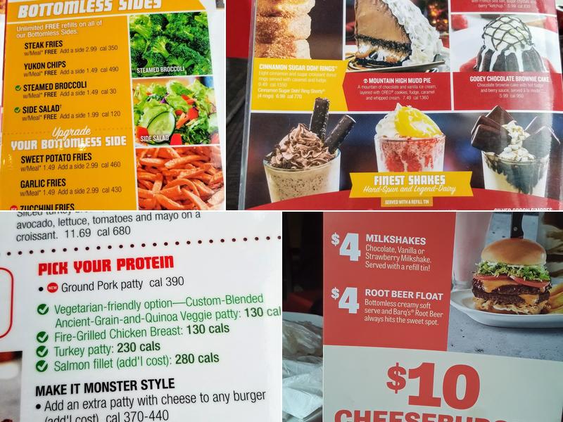 Red Robin Gourmet Burgers and Brews Menu