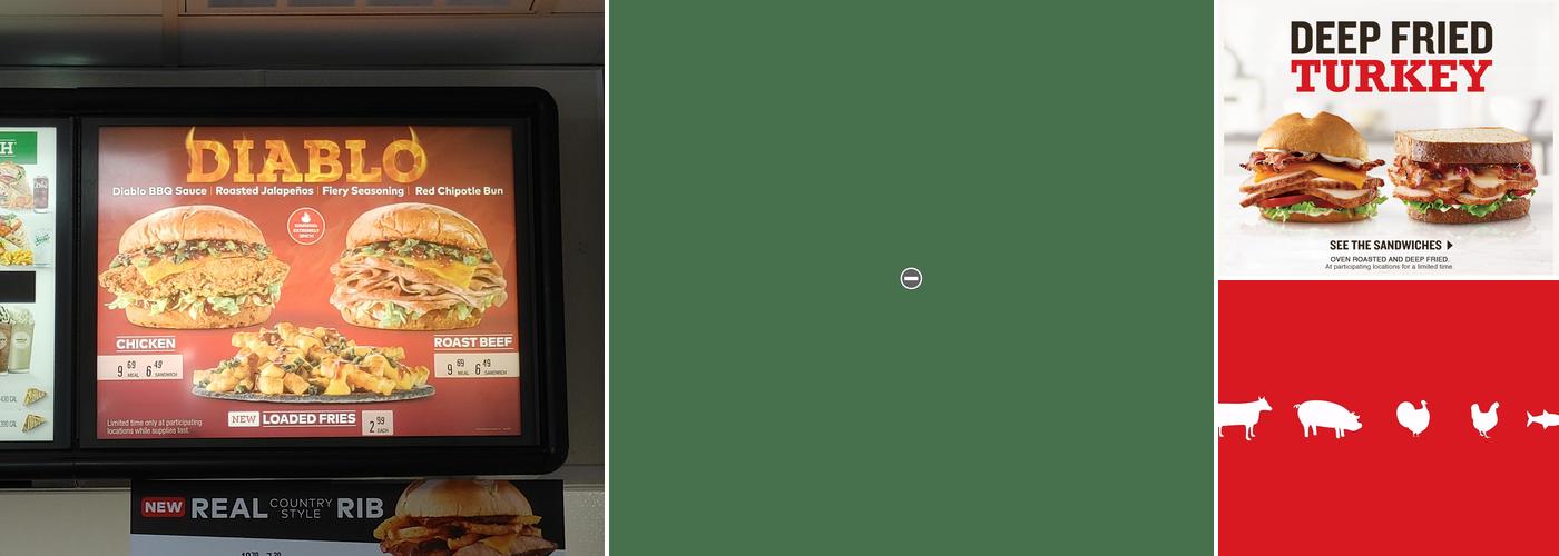 Arby's Menu