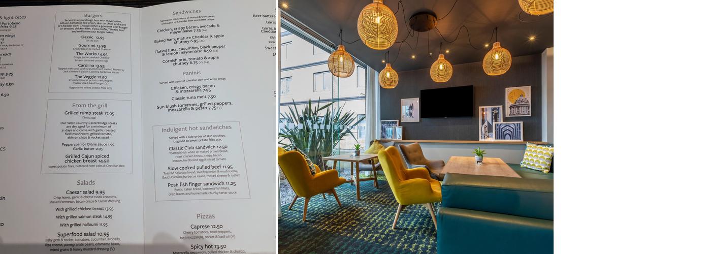 Holiday Inn Oxford, an IHG Hotel Menu
