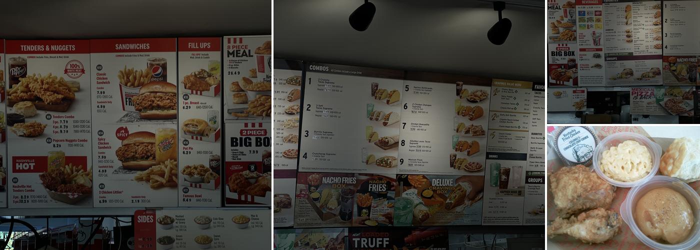 KFC Menu