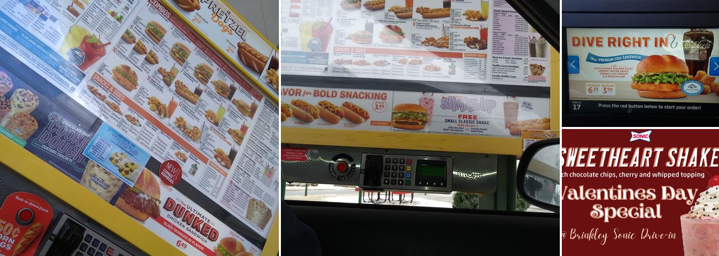 Sonic Drive-In Menu