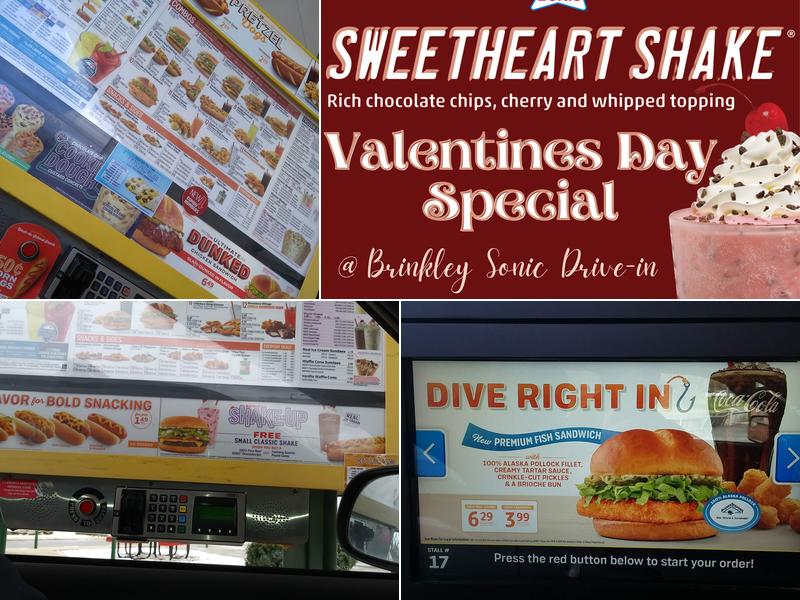 Sonic Drive-In Menu