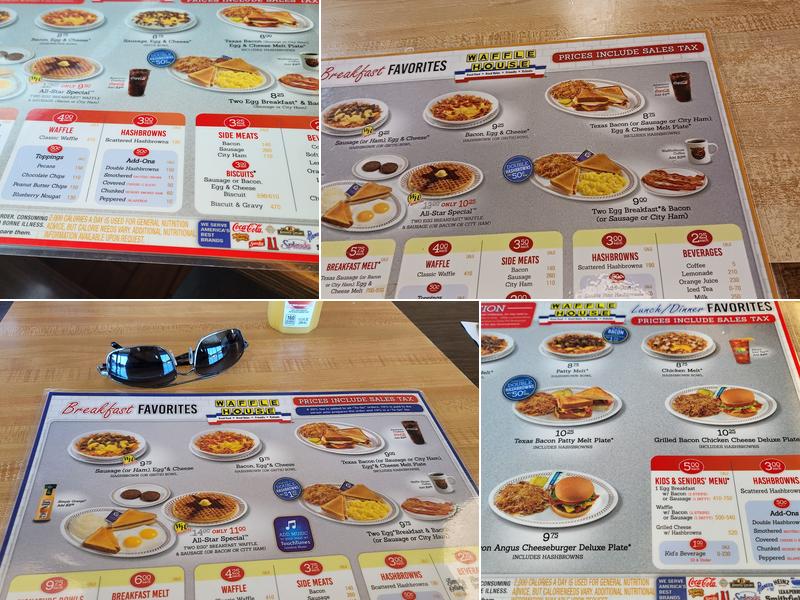 Waffle House Menu