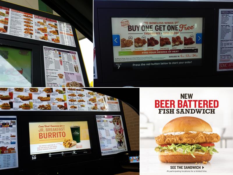 Sonic Drive-In Menu