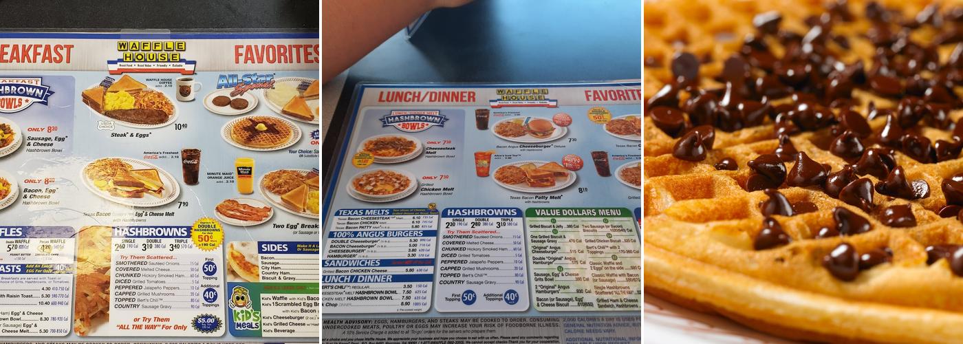 Waffle House Menu