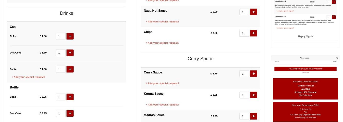 Caversham Tandoori Menu