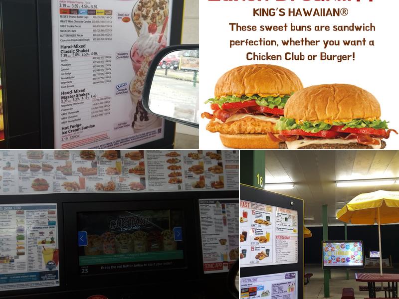 Sonic Drive-In Menu