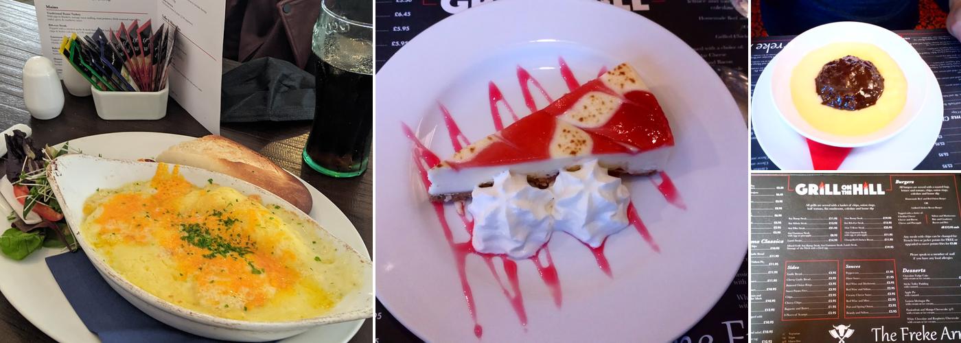 The Freke Arms Grill On The Hill Menu
