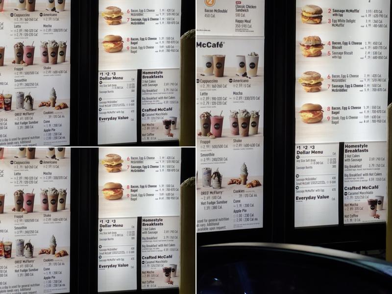 McDonald's Menu